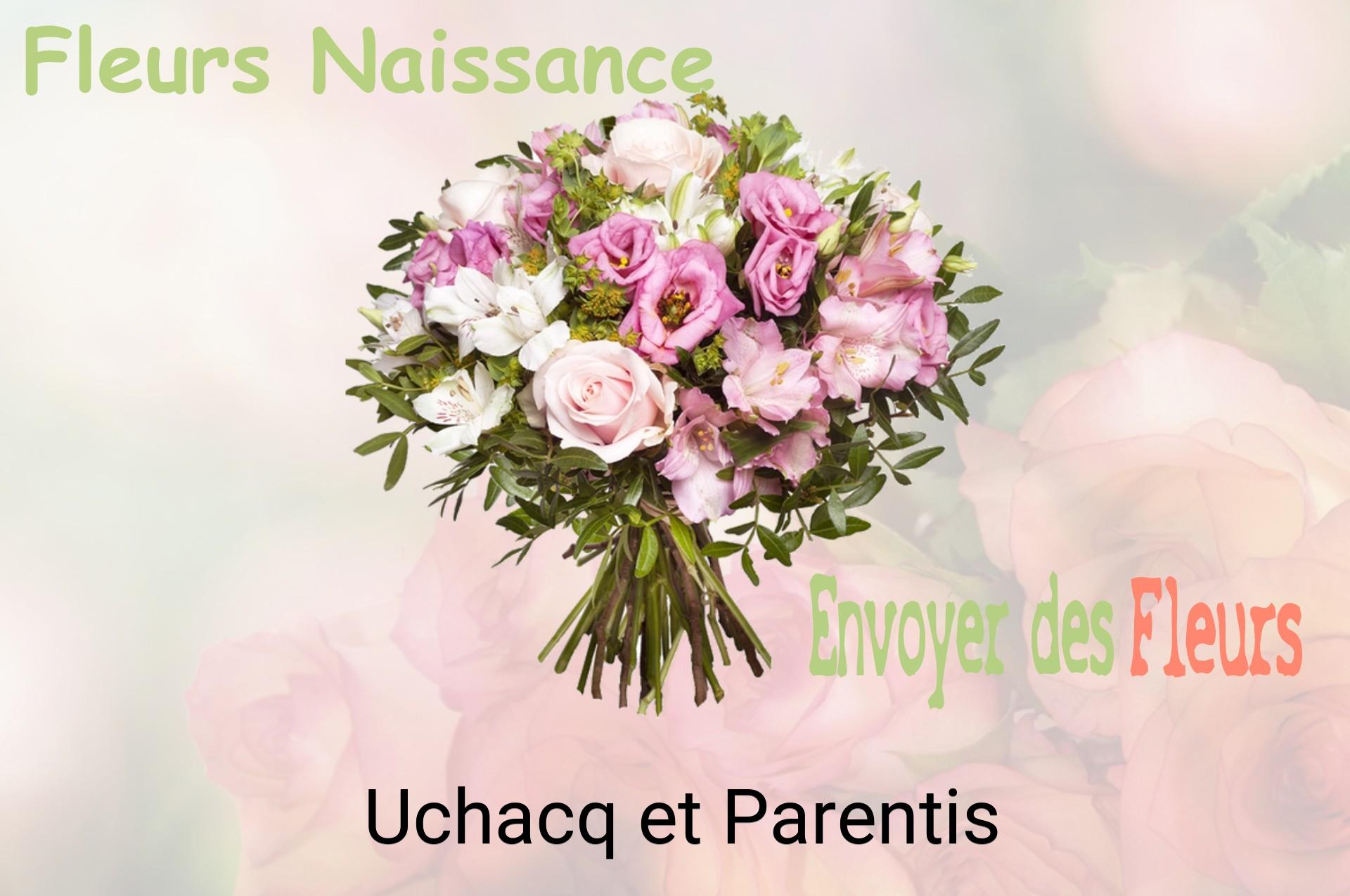 Bouquet de fleurs de naissance livré à Uchacq-et-Parentis